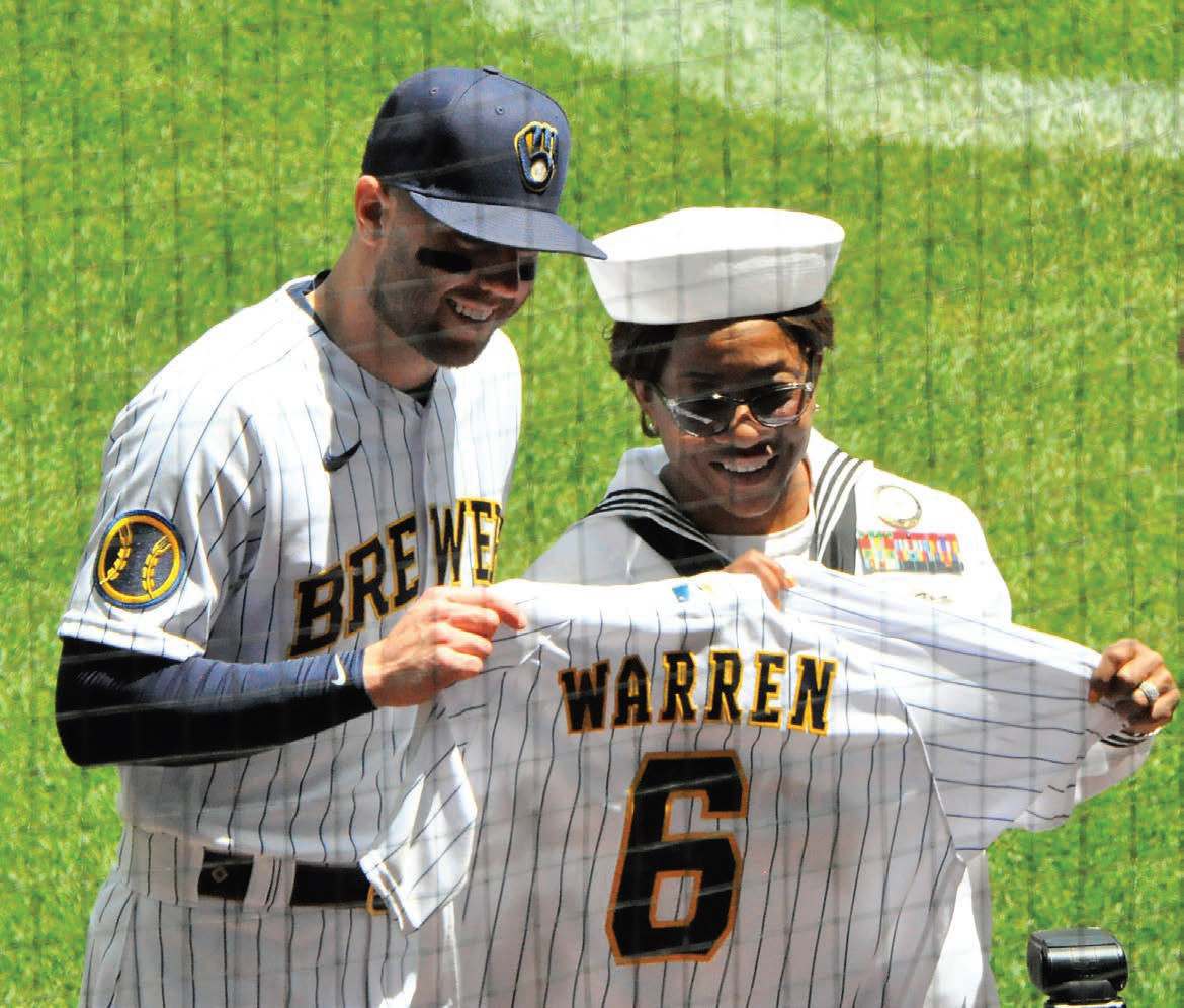Milwaukee Brewers honor active service men and women for Military