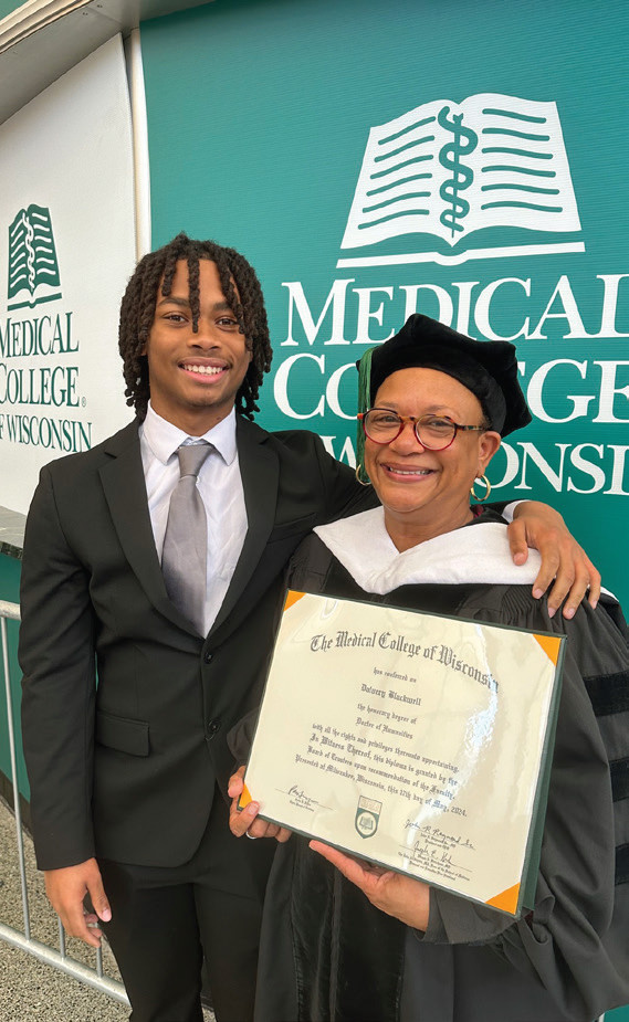 Dalvery Blackwell receives honorary degree from the Medical College of ...